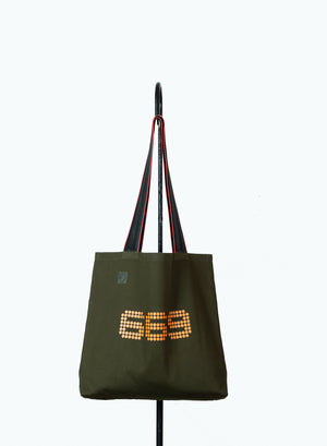 TOTEBAG DUAL 669 | GABARDINA OLIVO / AZUL