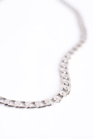 COLLAR CADENA DE RODIO